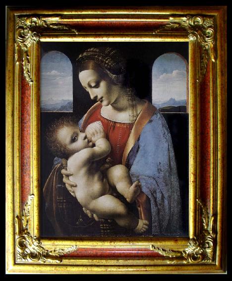 LEONARDO da Vinci Madonna and Child